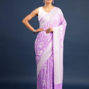 Silk Saree with Zari Work