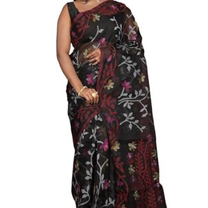 Silk Dhakai Jamdani Saree with Blouse