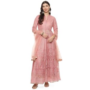 Front Open Kurta Lehenga Set